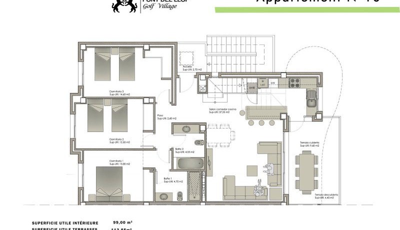 costa blanca golf penthouse apartments for sale