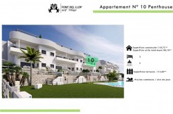 costa blanca golf penthouse apartments for sale