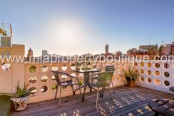 alicante santa cruz apartment for sale roof terrace castle views