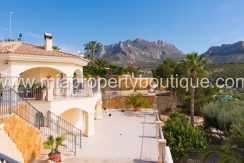 busot villa for sale mountain views
