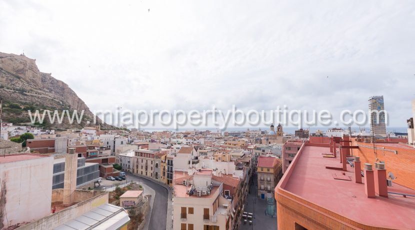 alicante apartment for sale castle views costa blanca