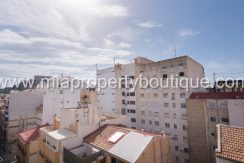alicante city center apartment with terrace for sale