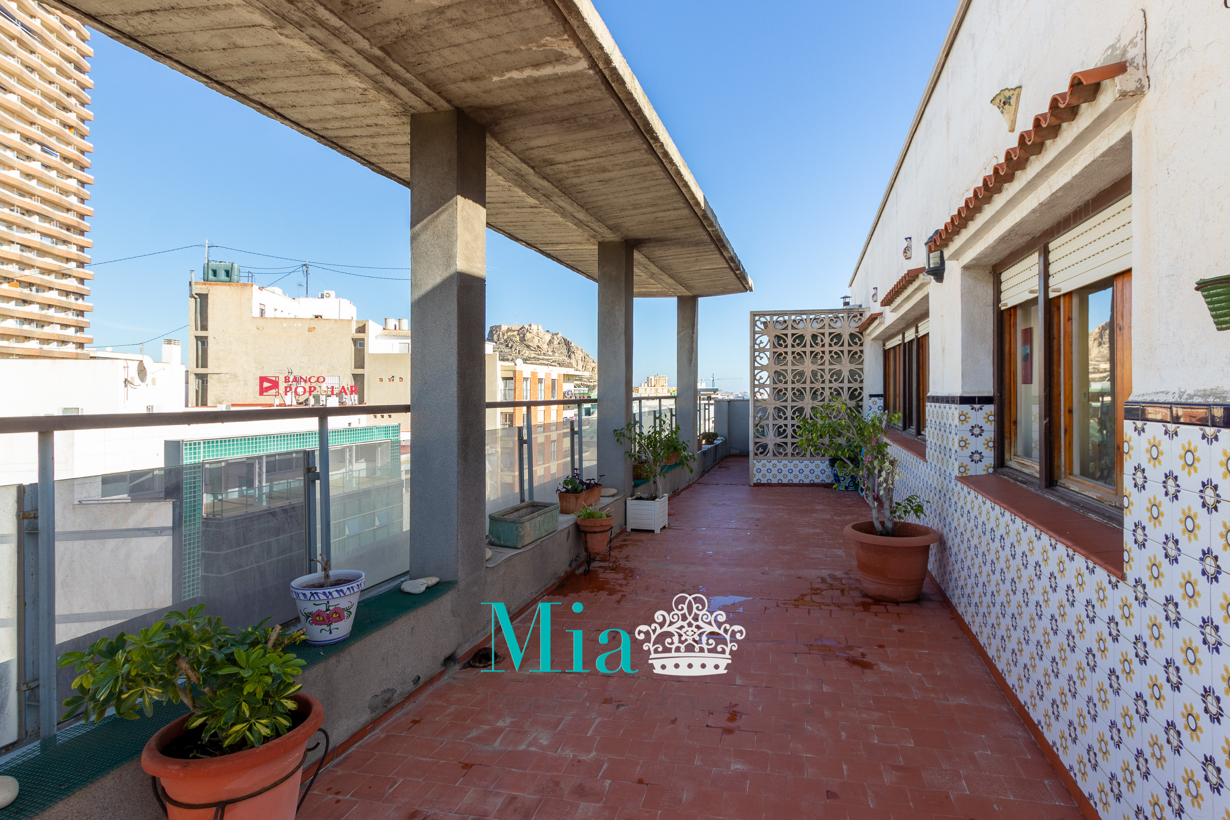 Se trata de la terraza, ciudad de Alicante